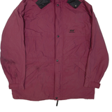 HELLY HANSEN Womens Jacket Maroon Nylon Hooded XL