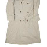 Belted Womens Trench Jacket Beige 2XL