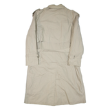 Belted Womens Trench Jacket Beige 2XL
