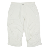 MAMMUT Mountain Outdoor Womens Cargo Shorts Cream M W32