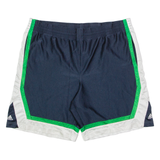 ADIDAS Basketball Mens Sports Shorts Blue Colourblock L W38