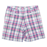 TOMMY HILFIGER Womens Casual Shorts Pink Plaid M W32