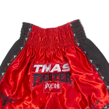 BOLO Martial Arts Mens Sports Shorts Red Colourblock S W22