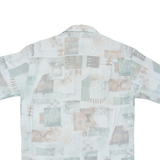 CARLETTI Mens Shirt Blue Crazy Pattern M