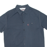 LEVI'S Mens Plain Shirt Blue M