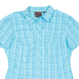 MAMMUT Womens Shirt Blue Check M