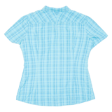 MAMMUT Womens Shirt Blue Check M