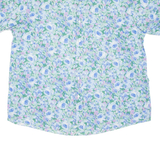 LORENZINI Mens Shirt Blue Floral M