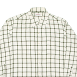 MCGREGOR SPORTSWEAR Mens Flannel Shirt Beige Check Long Sleeve L