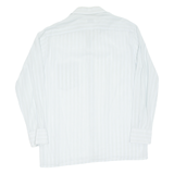 PIERRE CARDIN Mens Shirt Blue Striped Long Sleeve M