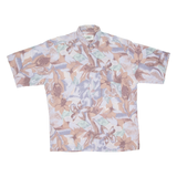 SHIRTS Mens Shirt Purple Crazy Pattern M