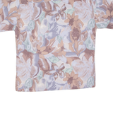 SHIRTS Mens Shirt Purple Crazy Pattern M