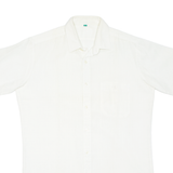 Mens Plain Shirt White S