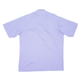 Mens Plain Shirt Purple L