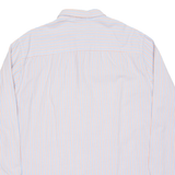PEPE JEANS Mens Shirt Purple Striped Long Sleeve 2XL