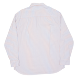 PEPE JEANS Mens Shirt Purple Striped Long Sleeve 2XL