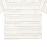 NEW TASTE Mens Shirt Beige Striped L