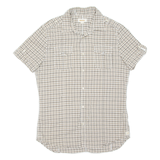 DIESEL Womens Shirt Brown Check L