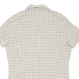 DIESEL Womens Shirt Brown Check L