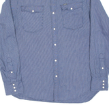 G-STAR Slim Fit Mens Plain Shirt Blue Long Sleeve L