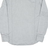 G-STAR Mens Plain Shirt Grey Long Sleeve L