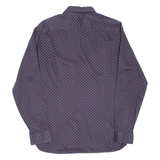 TED BAKER Mens Shirt Purple Spotted Long Sleeve L