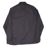 TED BAKER Mens Shirt Black Striped Long Sleeve L