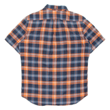 TIMBERLAND Mens Shirt Orange Check M
