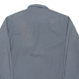 CALVIN KLEIN Mens Plain Shirt Grey Long Sleeve XL