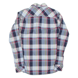 HILFIGER DENIM Mens Shirt Blue Check Long Sleeve S