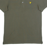 LYLE & SCOTT Mens Polo Shirt Green S