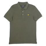 LYLE & SCOTT Mens Polo Shirt Green S