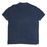 KANGOL Mens Polo Shirt Blue 2XL