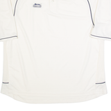 SLAZENGER Mens Polo Shirt Cream 3/4 Sleeve XL