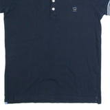DIESEL Mens Polo Shirt Blue S