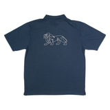 LONSDALE Mens Polo Shirt Blue 2XL