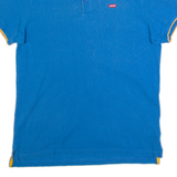LEVI'S Slim Fit Mens Polo Shirt Blue M