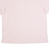 LANDS END Mens Polo Shirt Pink XL