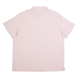 LANDS END Mens Polo Shirt Pink XL