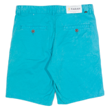 FARAH Mens Chino Shorts Blue S W28