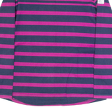 JOULES Womens Patterned Jumper Purple Striped Tight Knit UK 8