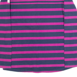 JOULES Womens Patterned Jumper Purple Striped Tight Knit UK 8