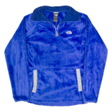 THE NORTH FACE Womens Fleece Blue 1/4 Zip S