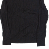 G-STAR Womens Jumper Black Tight Knit Wool XXS