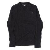G-STAR Womens Jumper Black Tight Knit Wool XXS