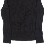 G-STAR Womens Jumper Black Tight Knit Wool XXS