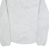 CHAMPION Womens Fleece Grey 1/4 Zip S
