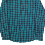 LEE Mens Shirt Blue Check Long Sleeve S
