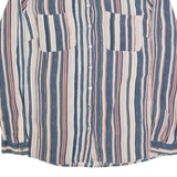 MONSOON Womens Shirt Black Striped Long Sleeve UK 10