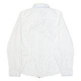 TOM TAILOR Womens Plain Shirt White Long Sleeve S